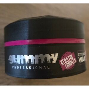 Gummy Professional Styling Wax‎ Gloss Extra Hold Keratin Complex Hair Care NEW